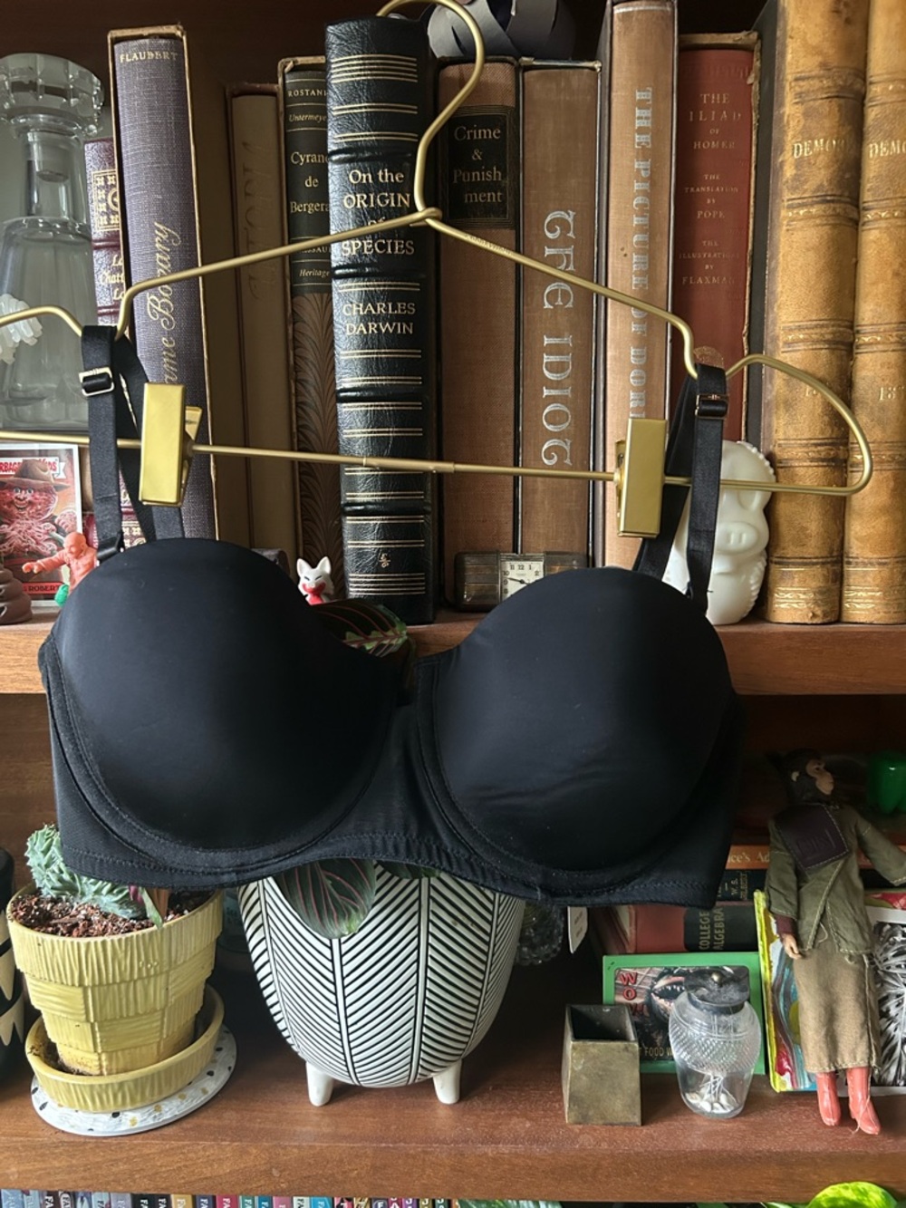 Soma Telltale Black Strapless Convertible Bra - The Creator Blackout Black